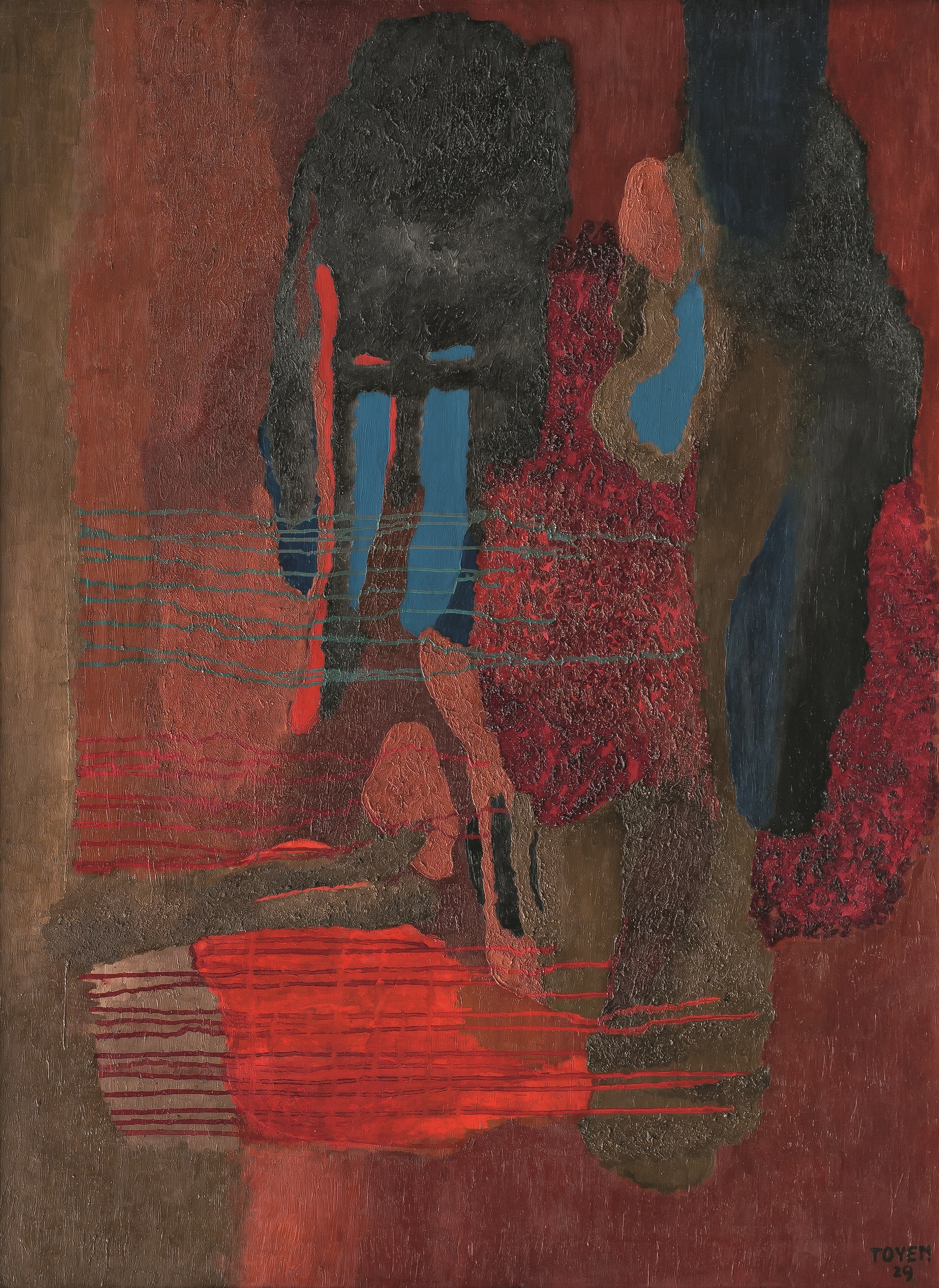 TOYEN (1902-1980)| Zwielicht im Urwald, 1929 Öl auf Leinwand, 114 × 89 cm Privatsammlung, Courtesy Galerie KODL, © VG Bild-Kunst, Bonn 2021