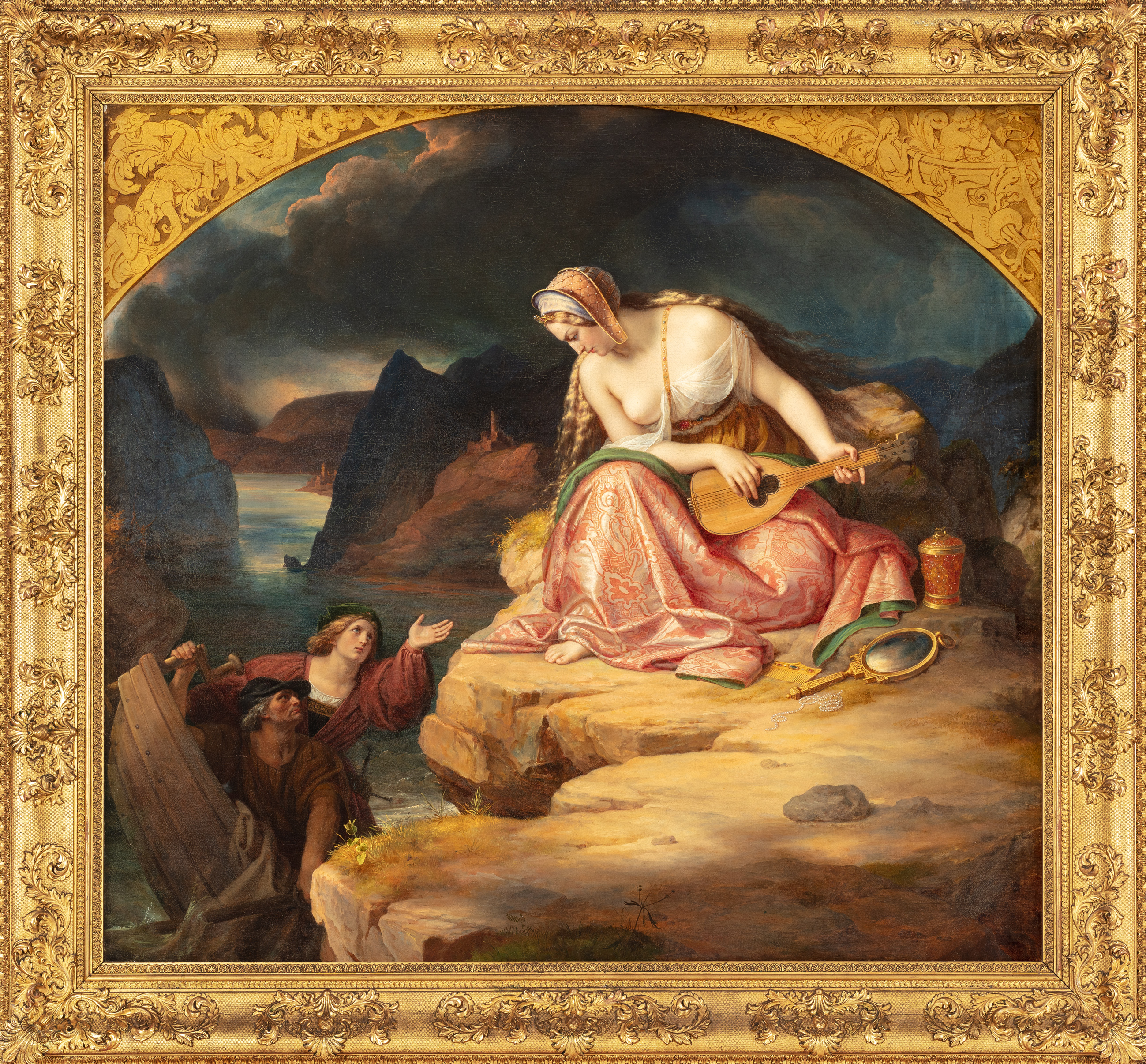 Carl Joseph Begas (1794–1854) Die Lureley, 1835 Öl auf Leinwand, 124,3 × 135,3 cm © BEGAS HAUS – Museum für Kunst und Regionalgeschichte Heinsberg