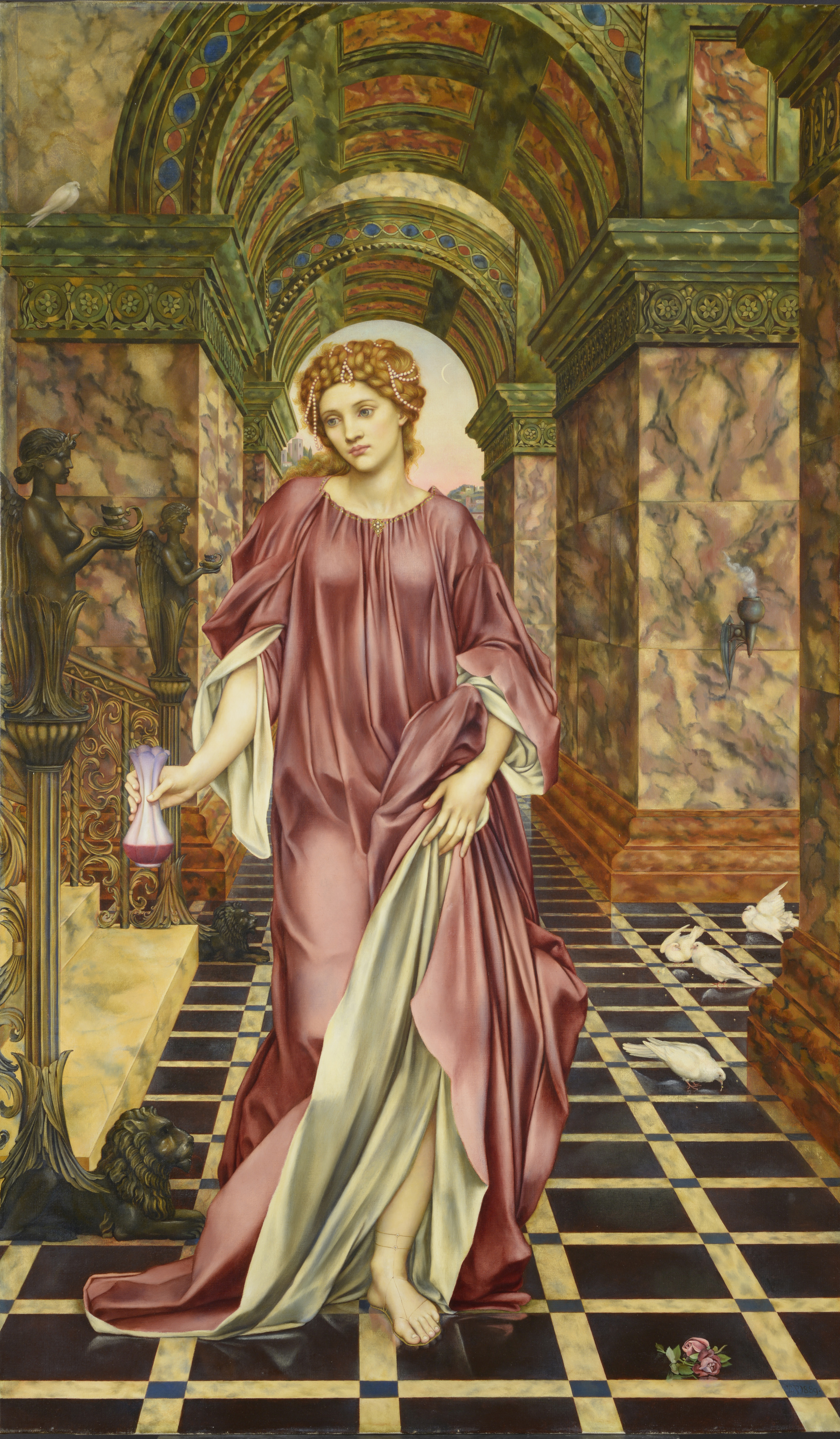 Evelyn de Morgan (1855-1919) Medea, o.D. Öl auf Leinwand, 148 x 88 cm © Williamson Art Gallery and Museum, Birkenhead (Wirral Museums Service)
