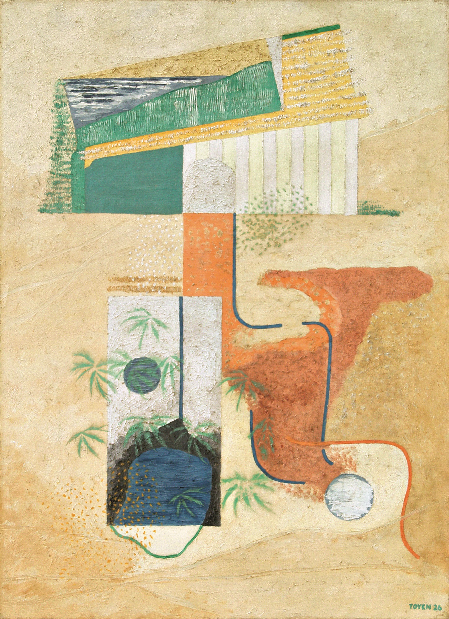Toyen (1902-1980), Fata Morgana, 1926 Öl auf Leinwand, 100 × 73 cm Aleš Südböhmische Galerie, Frauenberg an der Moldau; ausgestellt in der Galerie dʼArt contemporain, 1926, VG Bild-Kunst, Bonn 2021
