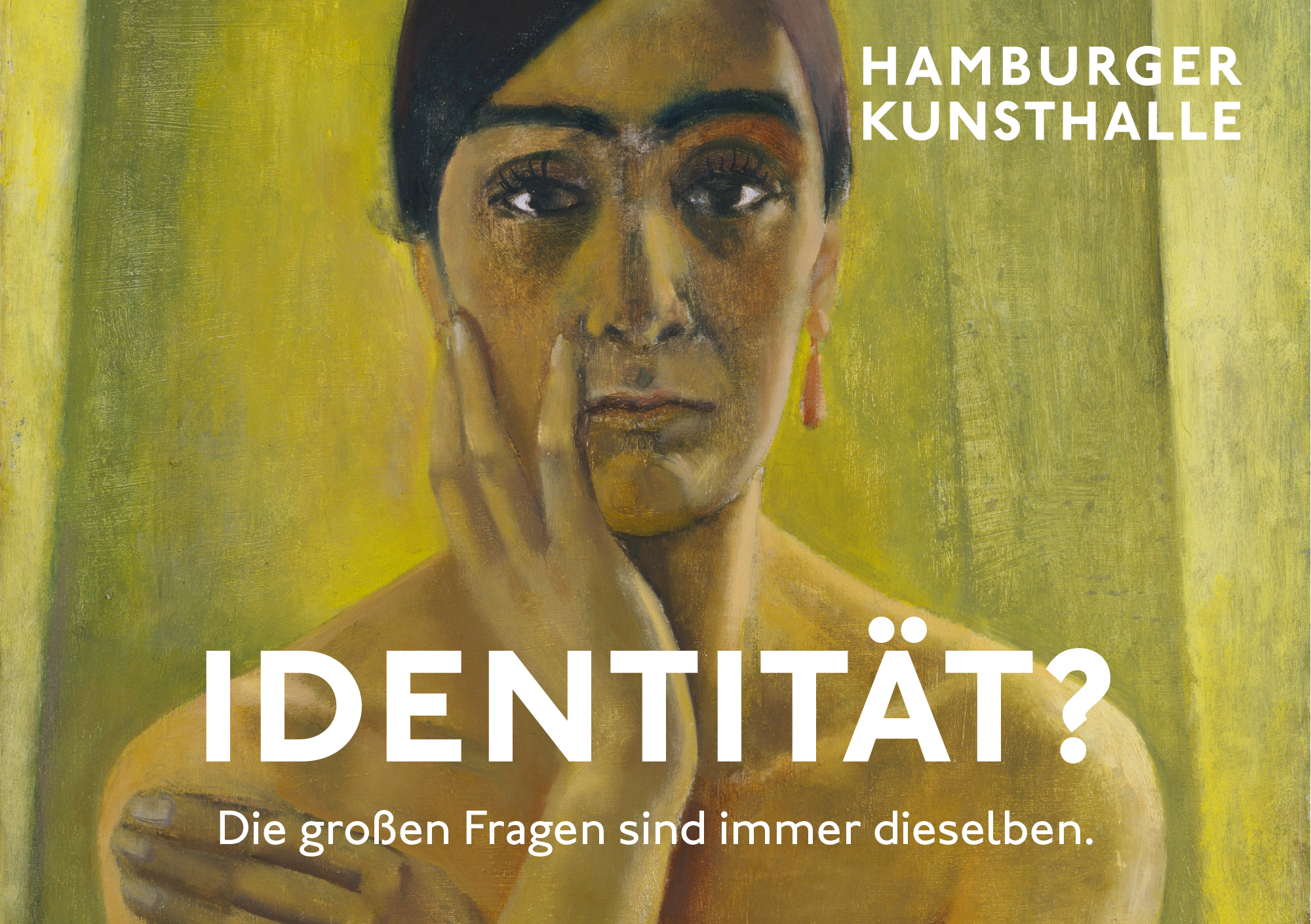 Die Großen Fragen, Identität, Kampagne der Hamburger Kunsthalle,Entwurf: Heine/Lenz/Zizka