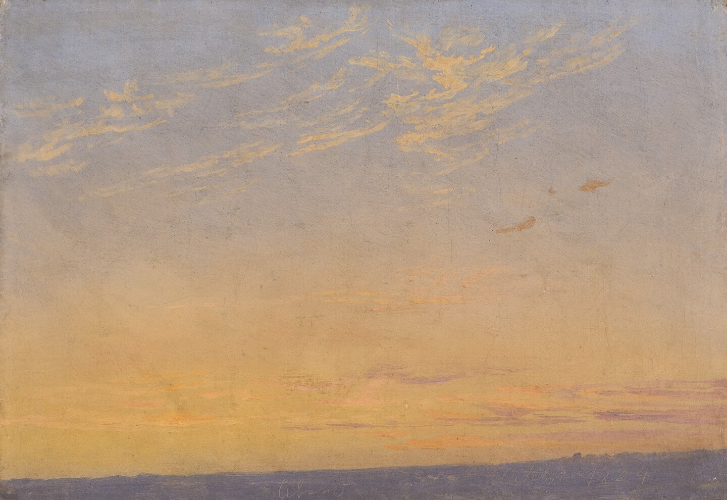 Caspar David Friedrich, Abend, 1824