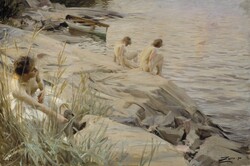 Anders Zorn (1860–1920) Im Freien, 1890 Öl auf Leinwand, 69 x 101,5 cm Ateneum Art Museum, Helsinki © Foto: Finnish National Gallery / Hannu Aaltonen