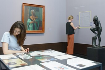 Transparentes Museum Ausstellungsraum zum Thema »Neuerwerbungen« © Hamburger Kunsthalle Foto: Kay Riecher