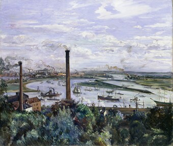 Lovis Corinth (1858 - 1925) Blick auf den Köhlbrand, 1911, Öl auf Leinwand, 114,5 x 135 cm, © Hamburger Kunsthalle / bpk Foto: Elke Walford.jpeg Lovis Corinth (1858 - 1925) Blick auf den Köhlbrand, 1911, Öl auf Leinwand, 114,5 x 135 cm, © Hamburger Kunsthalle / bpk Foto: Elke Walford.jpeg
