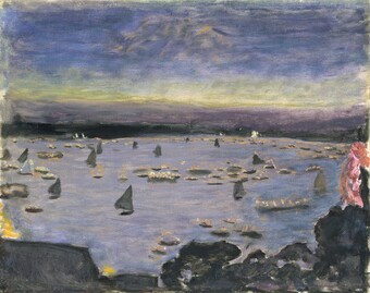 Pierre Bonnard (1867–1947) Lampionkorso auf der Außenalster, 1913 Öl auf Leinwand, 37,5 x 47,5 cm © Hamburger Kunsthalle / bpk Foto: Elke Walford Pierre Bonnard (1867–1947) Lampionkorso auf der Außenalster, 1913 Öl auf Leinwand, 37,5 x 47,5 cm © Hamburger Kunsthalle / bpk Foto: Elke Walford