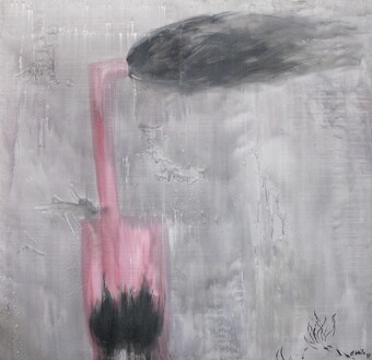 Edi Hila (*1944) Black Fire, 1998, © Courtesy and copyright the artist, Foto: Jens Ziehe