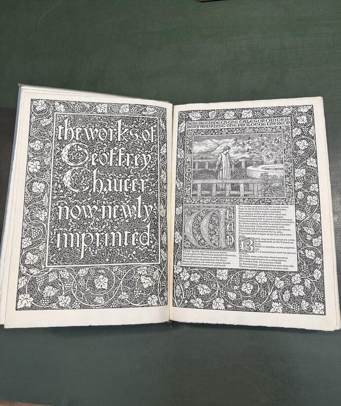 William Morris: The works of Geoffrey Chaucer, Hammersmith, 1896