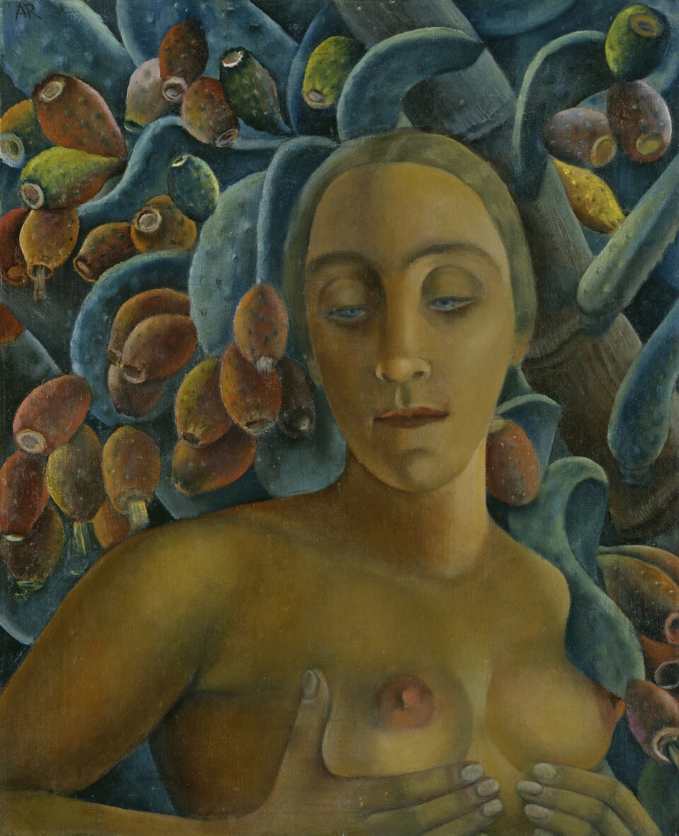 Anita Rée (1885 - 1933): Halbakt vor Feigenkaktus, 1925 © Hamburger Kunsthalle / bpk, Foto: Elke Walford Anita Rée (1885 - 1933): Halbakt vor Feigenkaktus, 1925 © Hamburger Kunsthalle / bpk, Foto: Elke Walford
