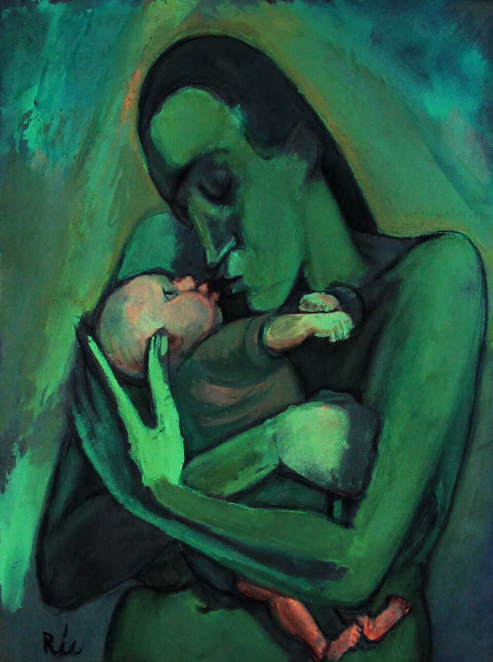 Anita Rée (1885–1933): Mutter und Kind, um 1915, Foto: Sabine Zorn Anita Rée (1885–1933): Mutter und Kind, um 1915, Foto: Sabine Zorn