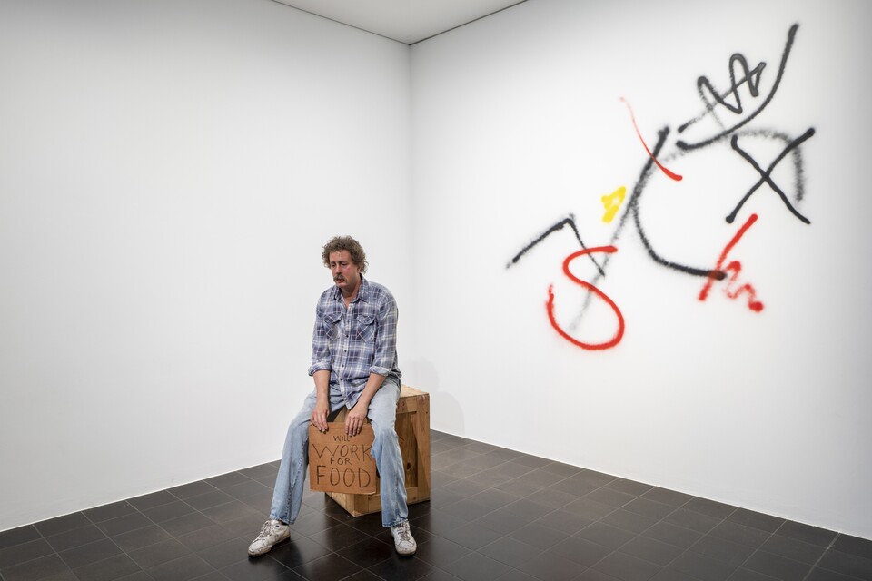Duane Hanson (1925–1996) Homeless Person, 1991, © Hamburger Kunsthalle / bpk © VG Bild-Kunst, Bonn 2019 Foto: Christoph Irrgang