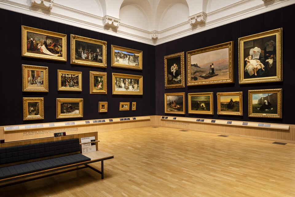 Raumansicht Makart-Saal mit blockartiger Hängung © Hamburger Kunsthalle / bpk  Foto: Fred Dott Raumansicht Makart-Saal mit blockartiger Hängung © Hamburger Kunsthalle / bpk  Foto: Fred Dott
