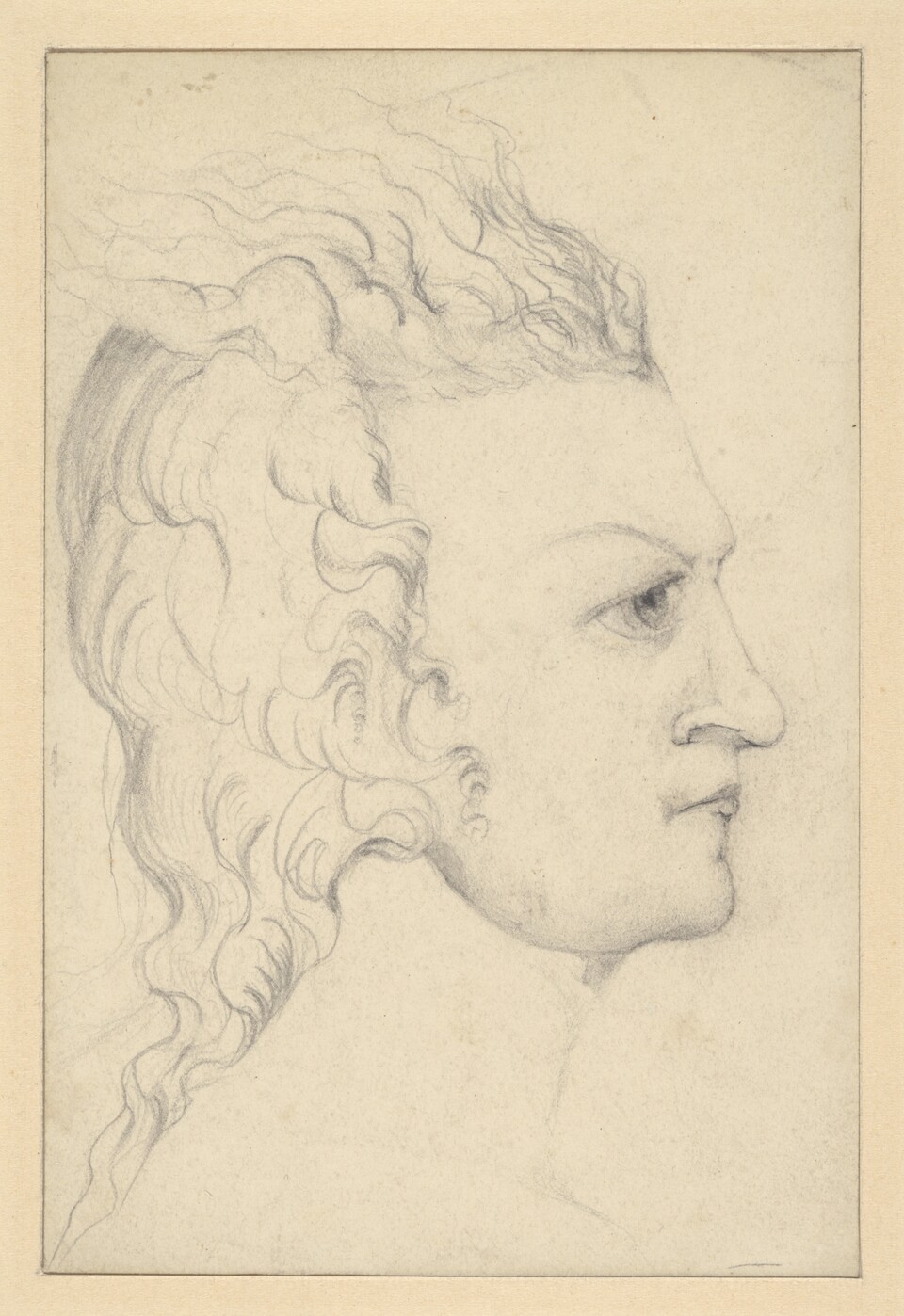 Catherine Blake (1762–1831) Wahrscheinlich posthumes Porträt von William Blake als junger Mann (Probably posthumous portrait of William Blake as a young man), um 1830 (?) © The Fitzwilliam Museum, University of Cambridge Catherine Blake (1762–1831) Wahrscheinlich posthumes Porträt von William Blake als junger Mann (Probably posthumous portrait of William Blake as a young man), um 1830 (?) © The Fitzwilliam Museum, University of Cambridge