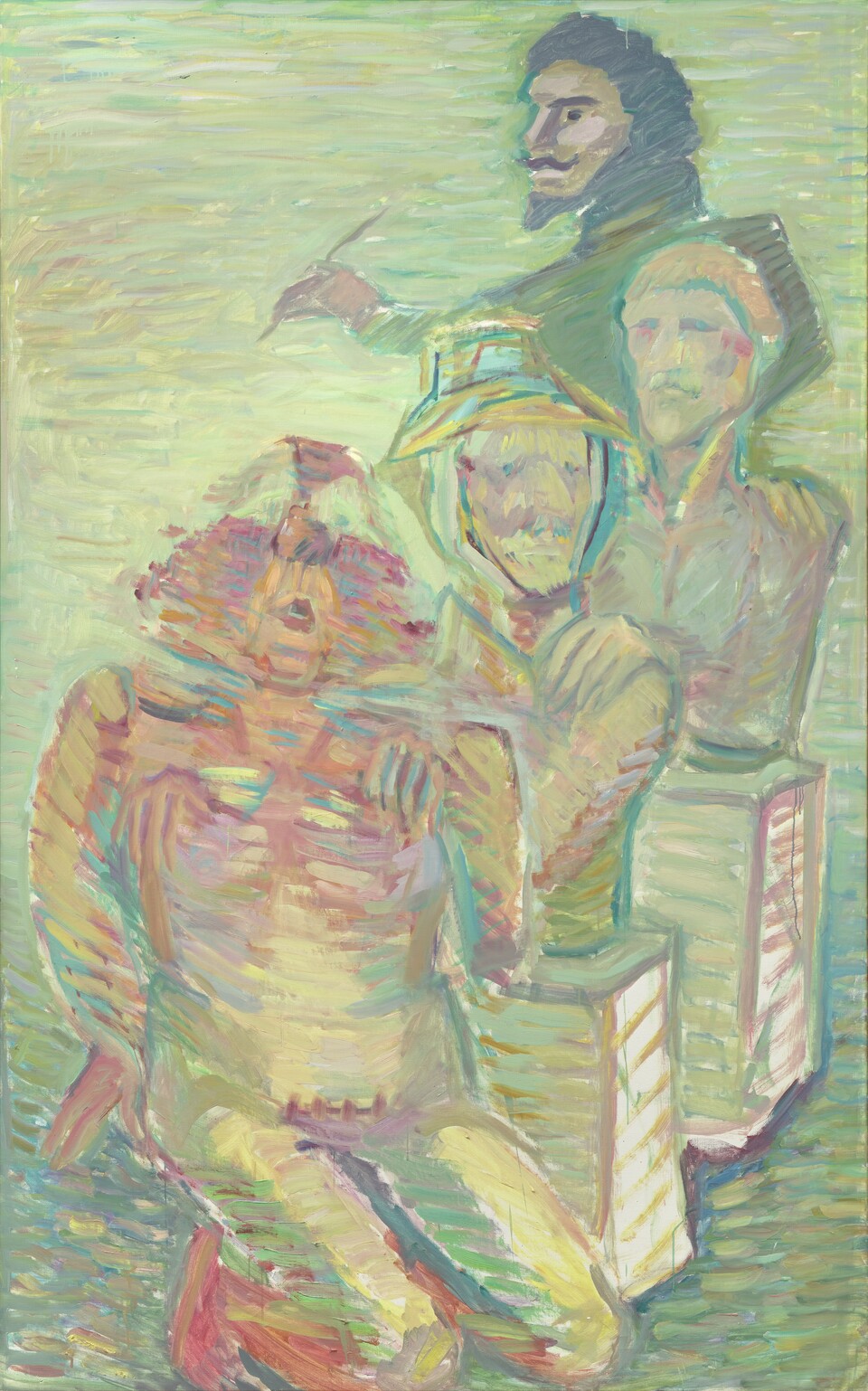 Maria Lassnig (1919 - 2014), Traditionskette, 1983, Privatsammlung © Maria Lassnig Stiftung / VG Bild-Kunst, Bonn 2026, Foto: Ulrich Ghezzi Photography
