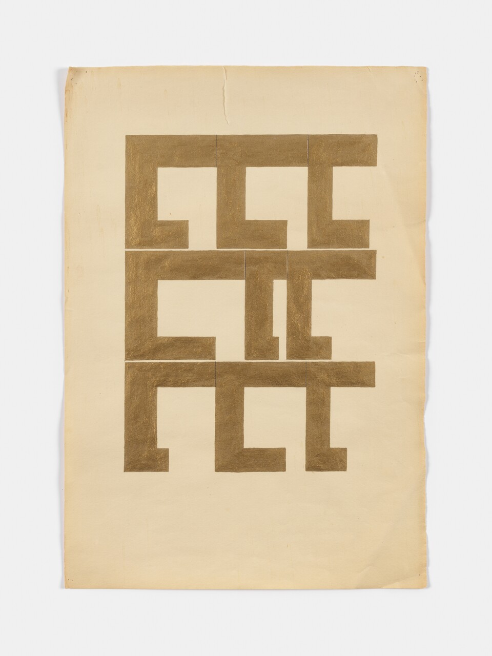 David Novros (b. 1941), Study for Painting, 1965, Collection of the artist, courtesy of Paula Cooper Gallery, New York © 2026 David Novros / VG Bild-Kunst, Bonn 2026.  Courtesy Paula Cooper Gallery, New York, Photo: Steven Probert
