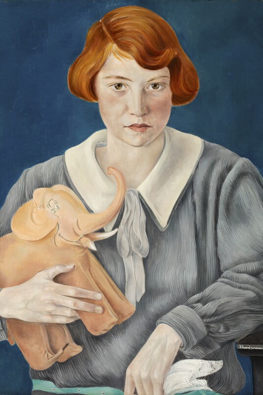 Otto Rodewald (1891–1960) Porträt Gerda Margarethe Rück, 1929 Öl auf Leinwand, 64 x 45,5 cm Hamburger Kunsthalle, erworben 2018 mit Mitteln der Campe'schen Historischen Kunststiftung © Privat  © Hamburger Kunsthalle / bpk  Foto: Christoph Irrgang 