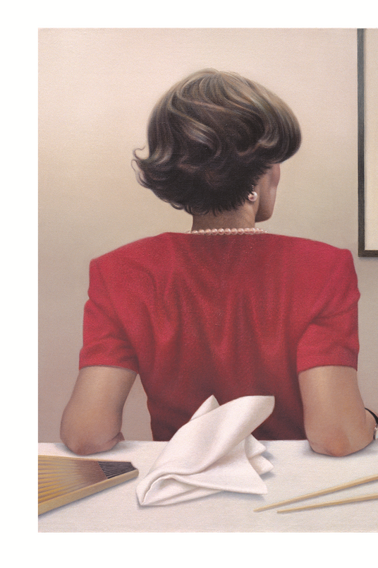 Almut Heise (*1944), Rückenansicht, 1999-2000, Öl auf Leinwand, 80 x 65 cm, Hamburger Kunsthalle, Schenkung der Künstlerin 2024