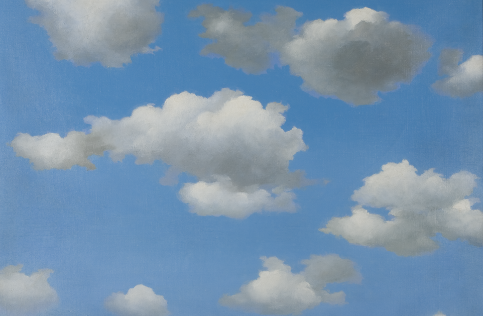 René Magritte  La malédiction, 1931 Oil on canvas 54,5 x 73,5 cm, framed: 73 x 92 x 6 cm Museum Voorlinden, Wassenaar, The Netherlands VG Bild-Kunst, Bonn 2025