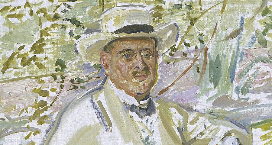 Max Slevogt (1868 - 1932) Der Kunsthistoriker Professor Dr. Karl Voll, 1911, © Hamburger Kunsthalle, Foto: Christoph Irrgang