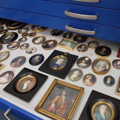 Blick auf einen Teil der Miniaturen der Hamburger Kunsthalle, Foto: Sabine Zorn Blick auf einen Teil der Miniaturen der Hamburger Kunsthalle, Foto: Sabine Zorn