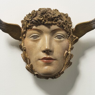 Fernand Khnopff (1858–1921), Eine Maske (Un masque), um 1897 © Hamburger Kunsthalle / bpk Foto: Christoph Irrgang Fernand Khnopff (1858–1921), Eine Maske (Un masque), um 1897 © Hamburger Kunsthalle / bpk Foto: Christoph Irrgang