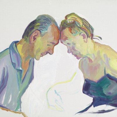 Maria Lassnig (1919–2014), Ehepaar, 2001, Städtische Galerie im Lenbachhaus und Kunstbau München, Sammlung KiCo © Maria Lassnig Stiftung / VG Bild-Kunst, Bonn 2025 Maria Lassnig (1919–2014), Ehepaar, 2001, Städtische Galerie im Lenbachhaus und Kunstbau München, Sammlung KiCo © Maria Lassnig Stiftung / VG Bild-Kunst, Bonn 2025