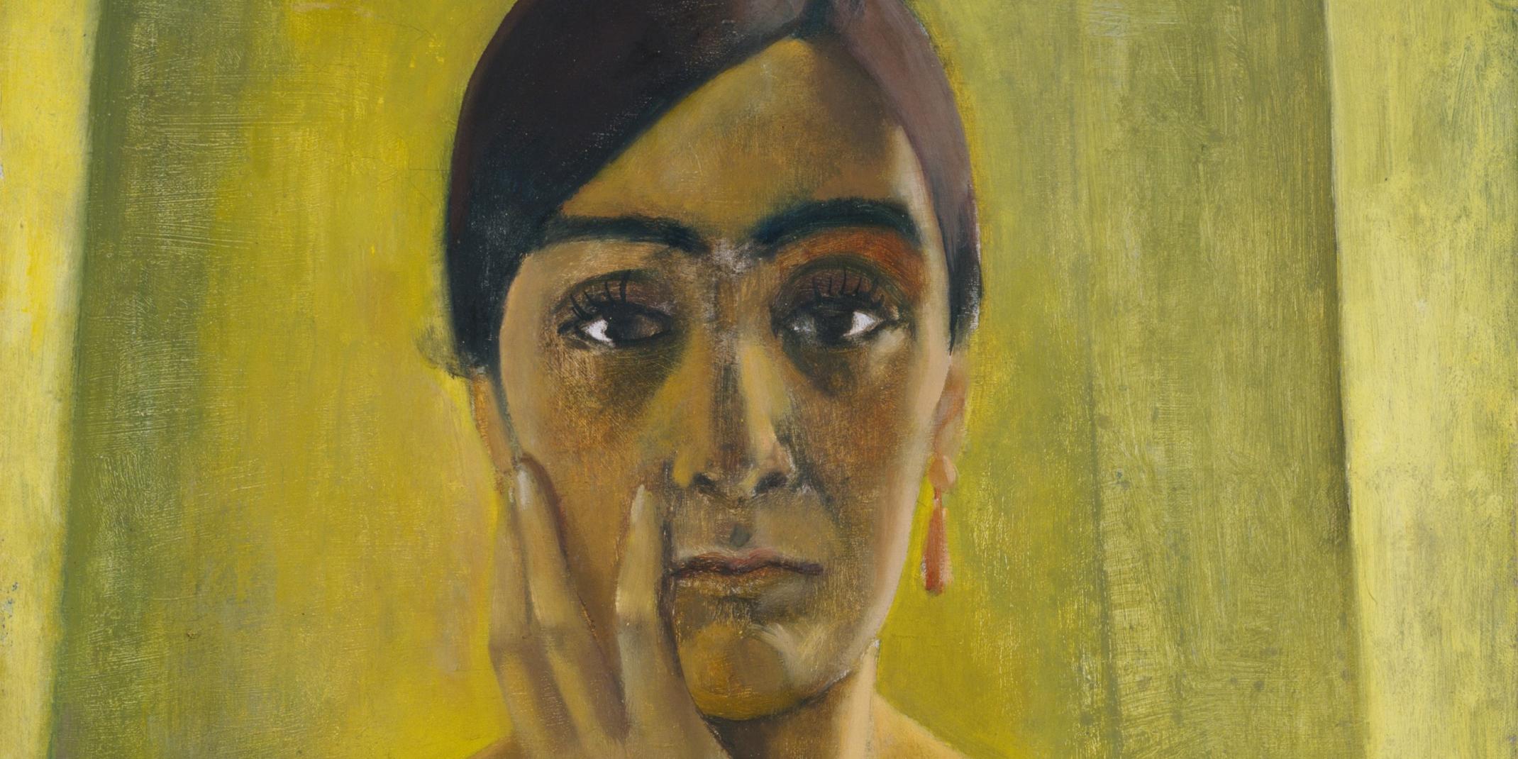 Anita Rée (1885–1933): Selbstbildnis, 1930, Öl auf Leinwand, 66 x 60,8 cm © Hamburger Kunsthalle / bpk  Foto: Elke Walford