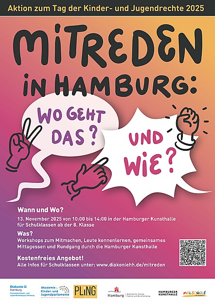 Plakat von Mitreden in Hamburg 2025 Plakat von Mitreden in Hamburg 2025