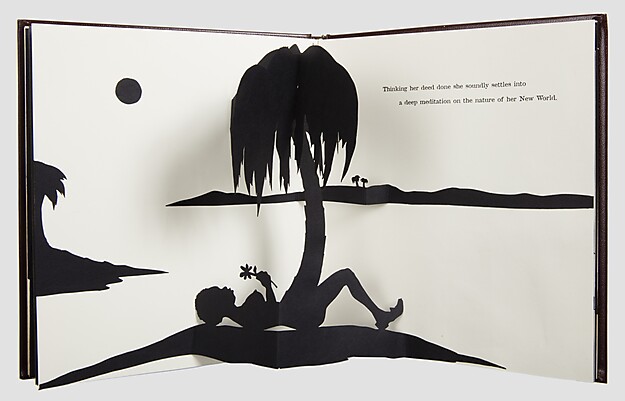 Kara Walker Freedom. A Fable: A CuriousKara Walker  Freedom. A Fable: A Curious Interpretation of the Wit of a Negress in Troubled Times, 1997  Künstlerinnenbuch / Zentralinstitut für Kunstgeschichte, München  Courtesy Gallery Sprüth Magers, Berlin