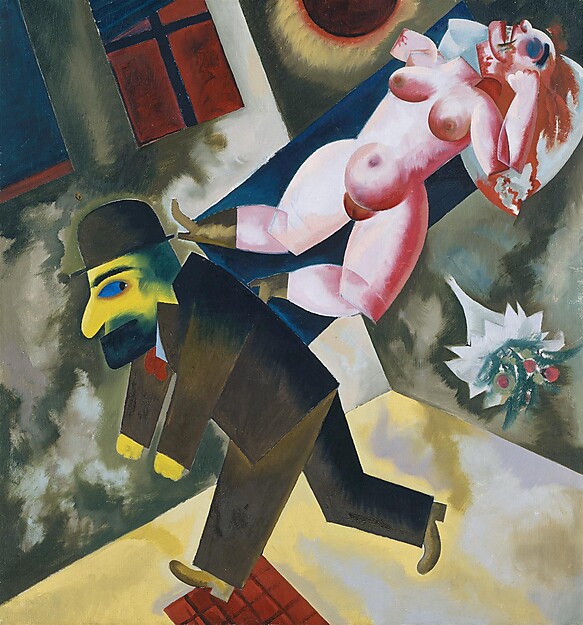 George Grosz (1893 – 1959), John, der Frauenmörder, 1918, Öl auf Leinwand 86,5 cm x 81,2 cm, Hamburger Kunsthalle © Hamburger Kunsthalle / bpk © VG Bild-Kunst, Bonn 2026, Foto: Elke Walford