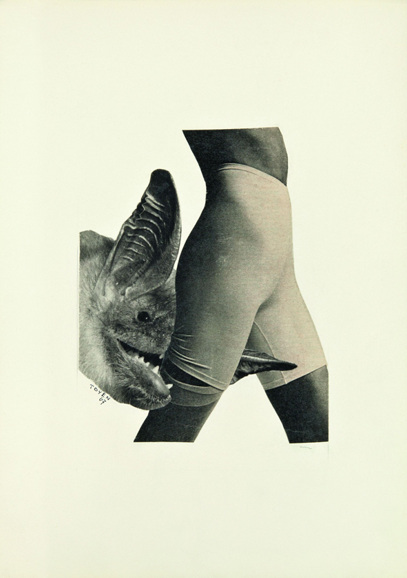 Toyen (1902–1980) Collage für / for Annie Le Brun’s  Buch »Sur le champ / Auf der  Stelle«, 1967 295 × 210 mm Privatsammlung, Paris © VG Bild-Kunst, Bonn 2021 Foto: © Katrin Backes, Sylvain  Tanquerel